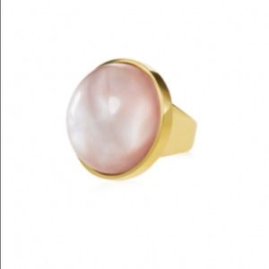NEST Jewelry Pink Mother of Pearl Statement Ring